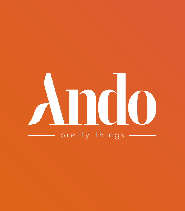 Ando Logo weiß